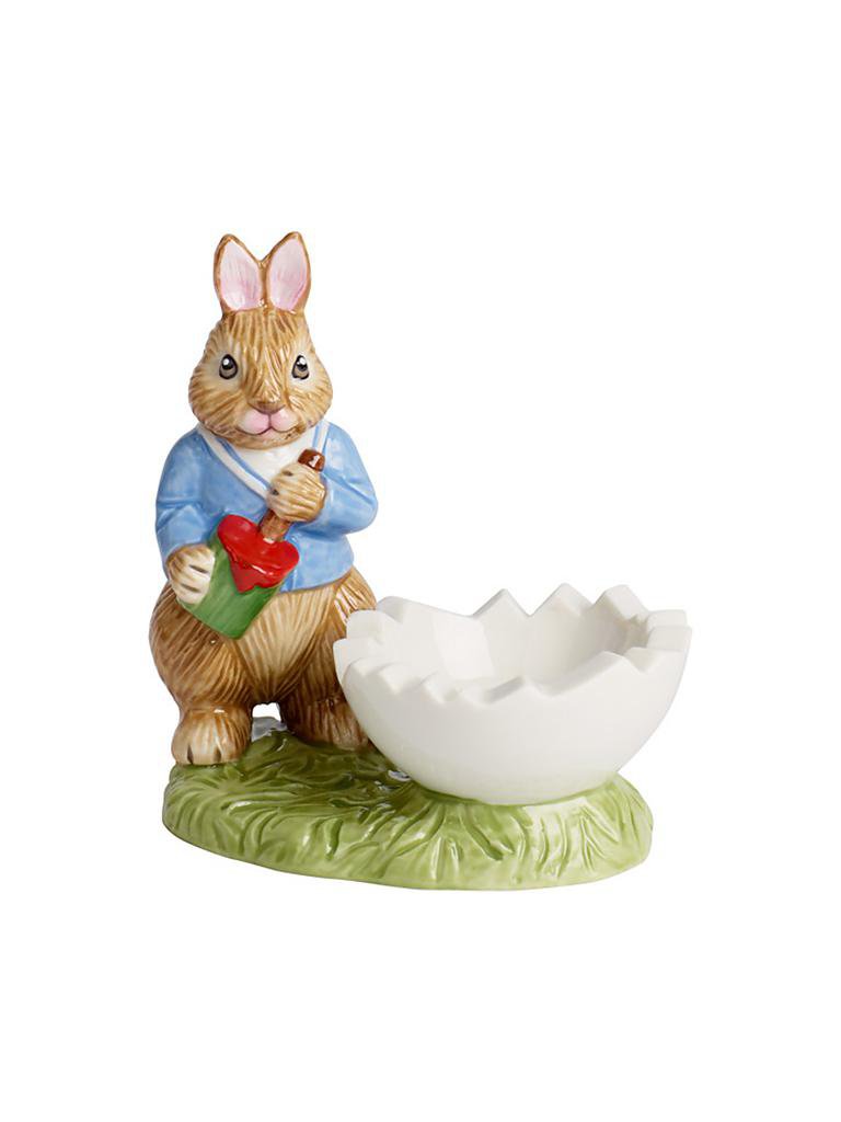 Villeroy & Boch Bunny Tales - Barattolo Uovo Di Pasqua Max Con Carota, Porcellana, 11x6,5x9,5cm, Edizione Limitata
